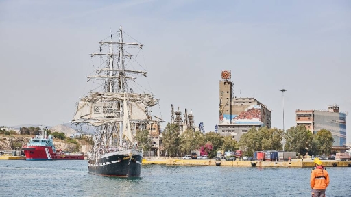 Κατέπλευσε  στο λιμάνι του Πειραιά  το εμβληματικό Γαλλικό ιστιοφόρο «Belem»